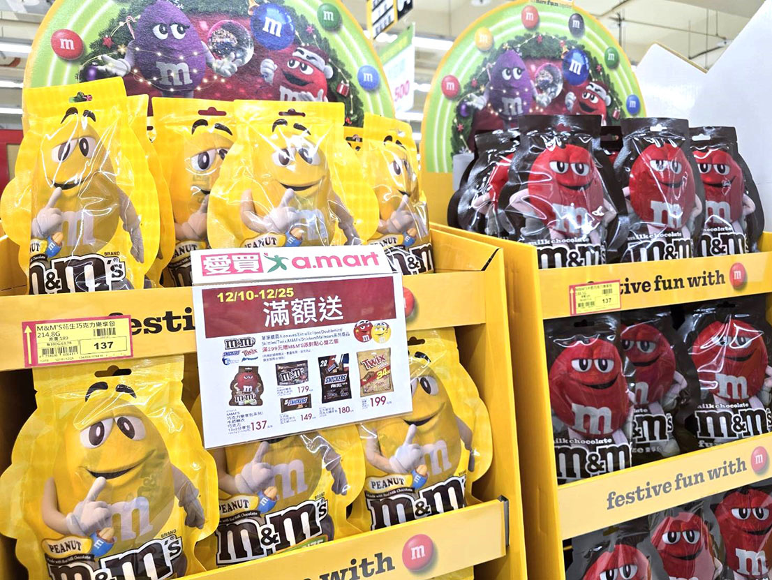M&M巧克力滿額送限量點心盤