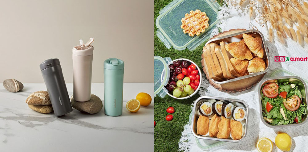 隨行杯與保鮮盒商品示意